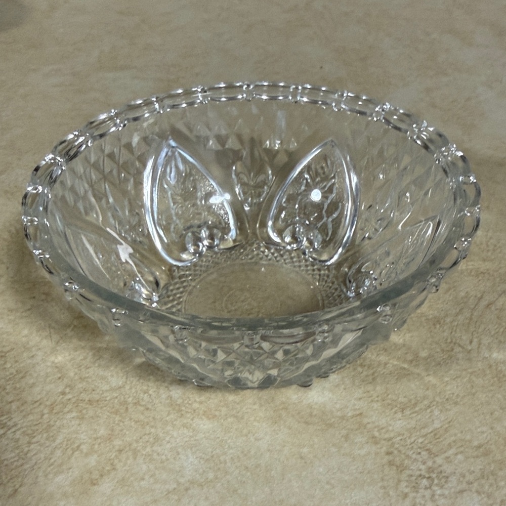 Elegant KIG Crystal Candy Dish Vintage